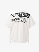 Retro Letter Lip Graphic T-Shirt